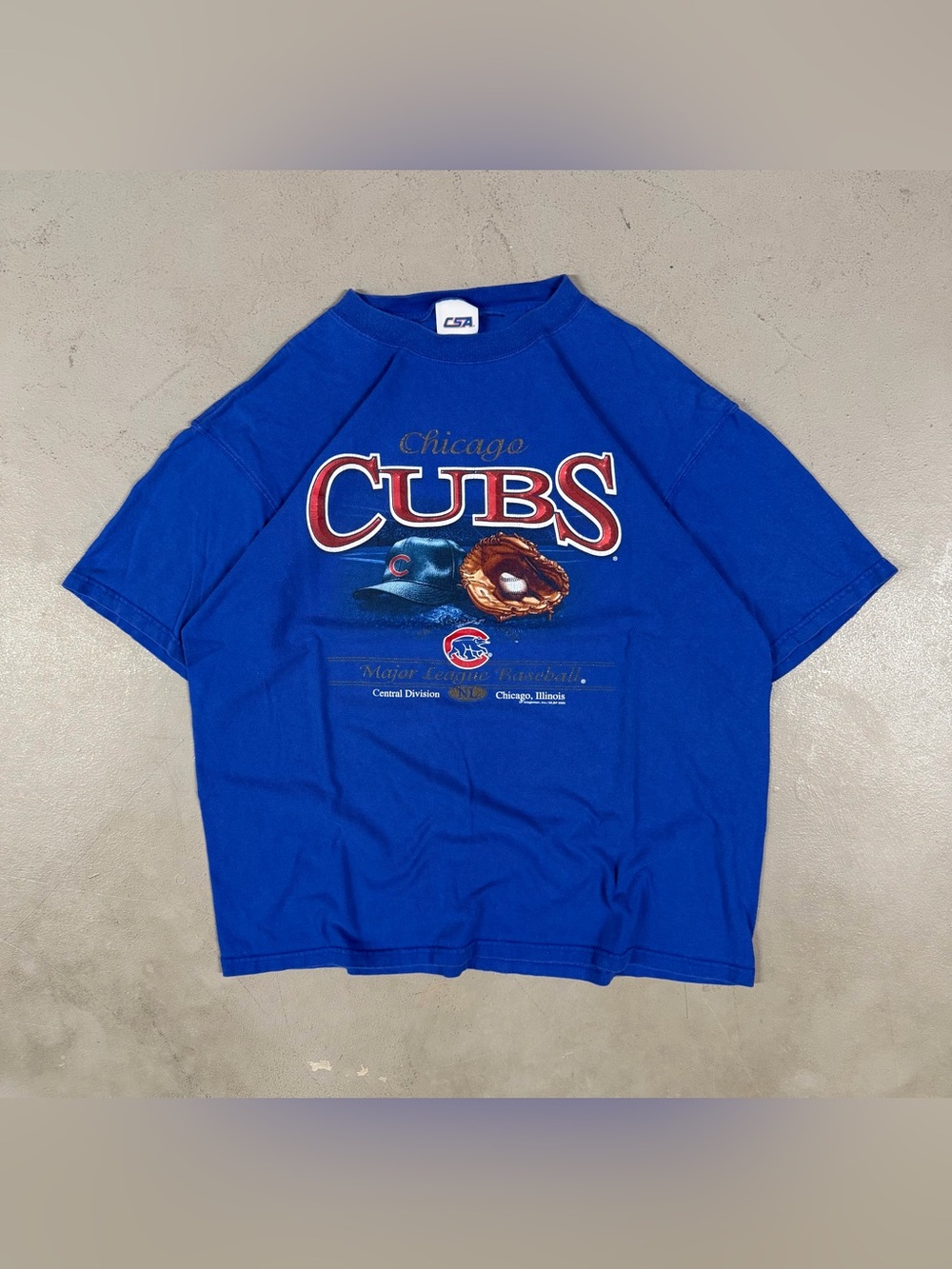 Vintage Y2K 2005 Chicago Cubs Sportswear Retro Essential Tee T-Shirt Large